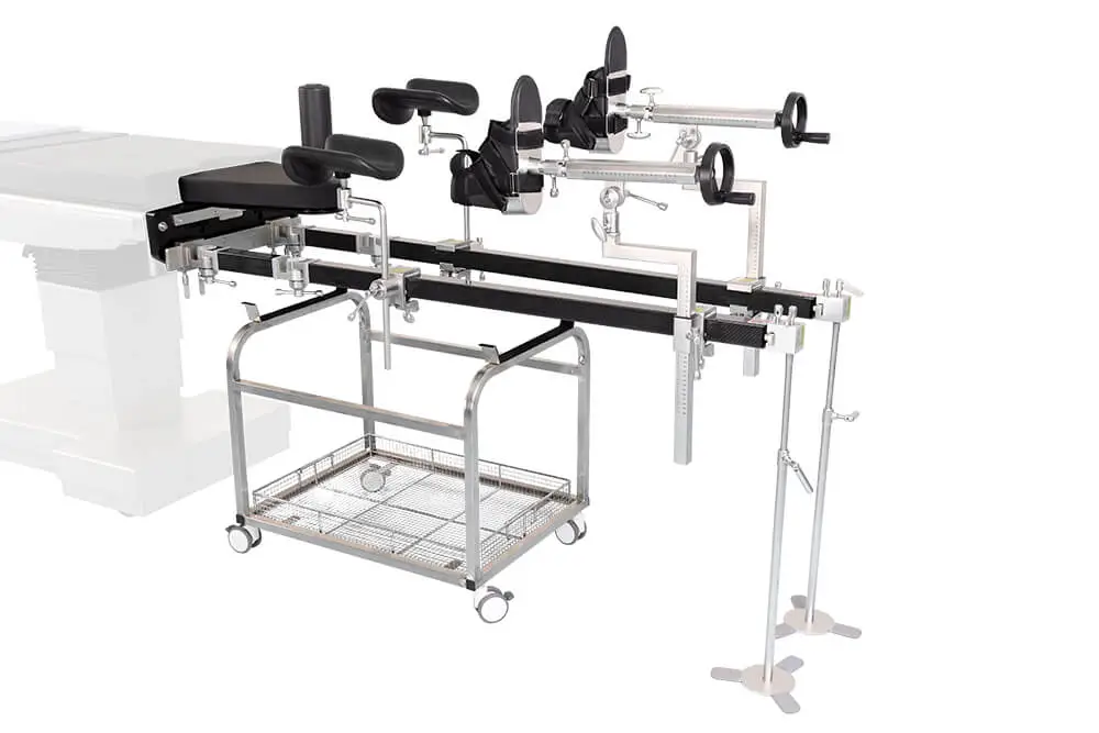 Carbon fiber orthopedic traction extension