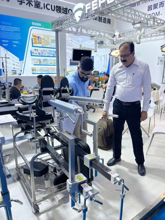 Customer Visit at SurgicalPillar Booth